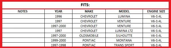 Tubo flexible de escape Silhouette Montana Trans Sport Lumina Venture Foto 3 de 4