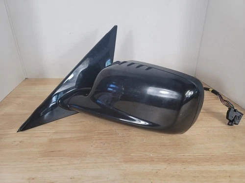 02-08 BMW E65 E66 745I 750LI 760I DRIVER LEFT SIDE DOOR MIRROR BLACK 11 WIRE OEM