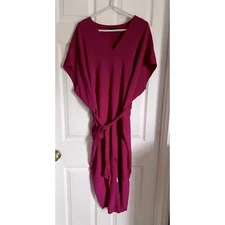 HATCH Maternity The Riviera Dress in Pink Punch OS one size P