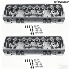 Complete Aluminum Cylinder Heads For Sbc Chevy 350 190cc 64cc 2.021.60 - Angle