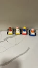 Vintage Fisher-Price Little People Play Family AUTO 4 SET