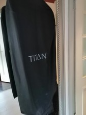 Original Titan Kofferbezug Reisekoffer XL Hartschalen Koffer NEUWERTIG Schwarz