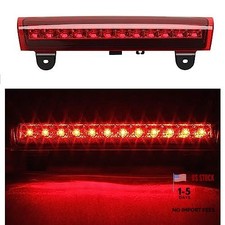 High Mount 3rd Third Brake Light Cargo Light 2000-2006 Chevy GMC Red Housing