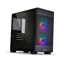 High Airflow Micro ATX PC Case, RGB LANCOOL 205M MESH - microATX - Black