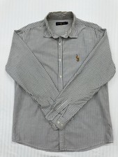 Ralph Lauren weiß/schwarz gestreift XL Baumw...