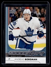 2017-18 Upper Deck Series 1 Young Guns Andreas Borgman. Rookie #229