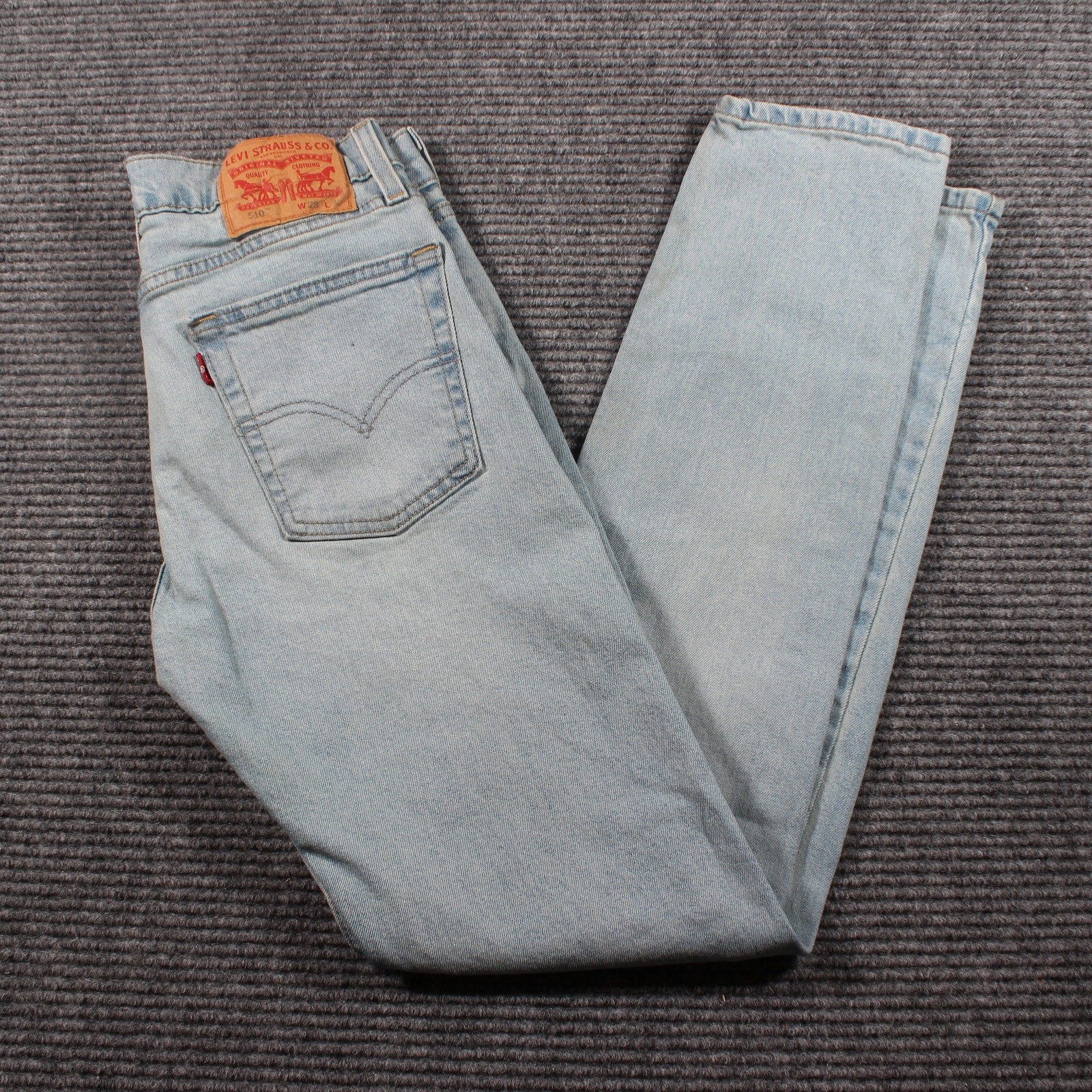 Levi’s 510 Skinny Jeans Men’s 28x32 Light Wash Stretch Denim