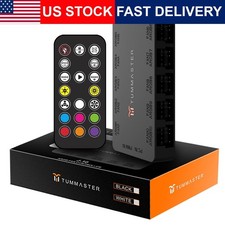 ARGB Fan HUB 10 Port 4 Pin PC Controller 5V 3Pin Magnetic Suction SATA Power RF