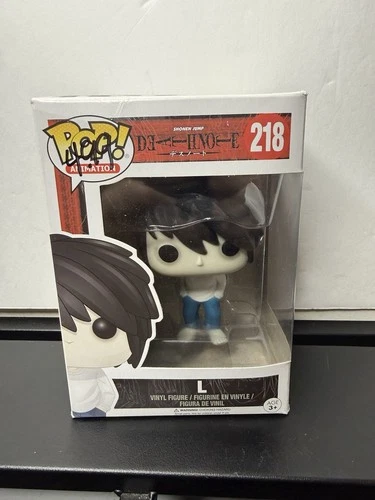 Funko Pop! Animation: Death Note L #218 Vinyl Figure - Box Damage