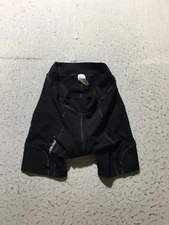 Louis Gorneau Padded Cycling Shorts Womens XL Black Nylon USA Made Spell Out