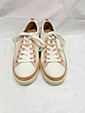Vionic Women's Winny Sneakers White/Gold Lthr- LIGHTLY USED/NO BOX