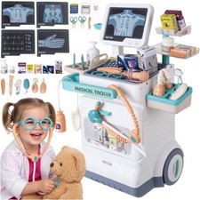 Clinica Dottore Giocattolo Set Carrello dottore gioco bambini con strumenti