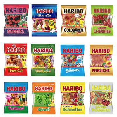 5LB German Gummy Candy Bulk Assortment - Variety of 6oz Dye Free Bags of Cand...