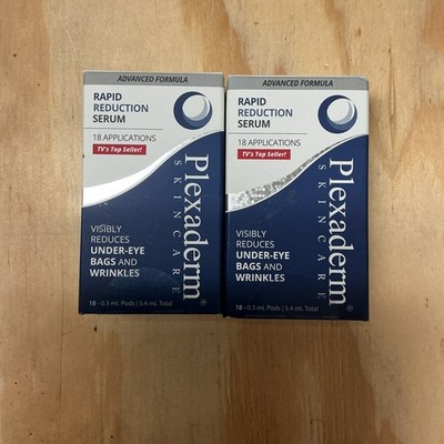 2 Original  Plexaderm Skincare RAPID REDUCTION SERUM  18 Pods New Factory #170