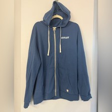 Marine Layer Men  s XL SUPER SOFT Slate Blue Full Zip Hoodie Sweatshirt