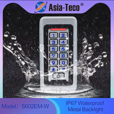 Backlight RFID Metal Keypad Door Access Control System Wiegand 26/34 IP68 Waterp