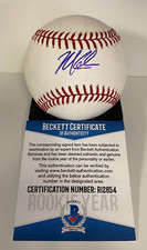 MITCH KELLER PITTSBURGH PIRATES SIGNED AUTOGRAPHED M.L. BASEBALL BECKETT R12854