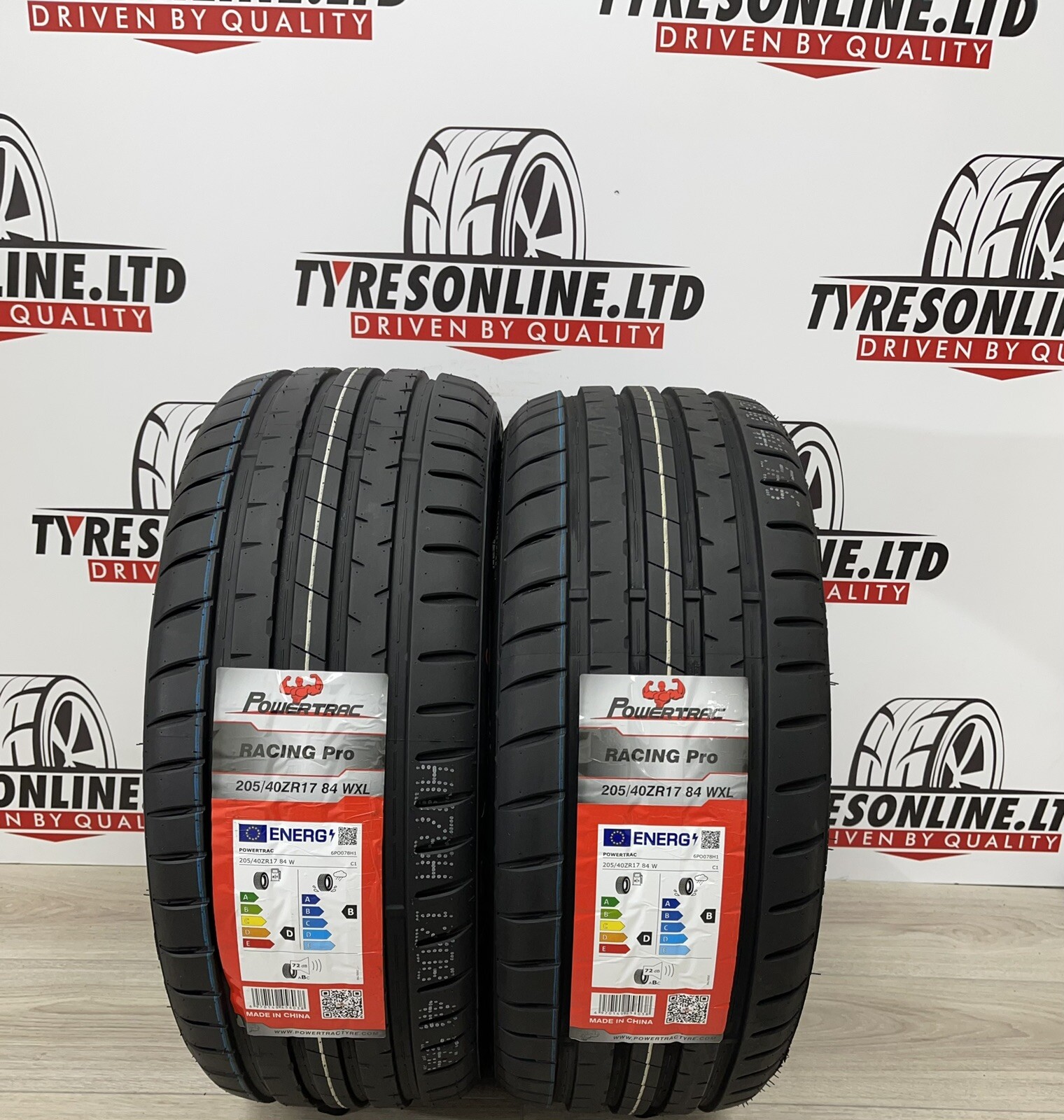 2 X 205 40 17 POWERTRAC 205/40R17 84W XL BRAND NEW TYRES M+S | eBay