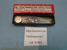 Starrett No. 172A English Thickness Gage Gauge 9 leaves  .0015" to .015"  G464