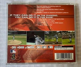 World Series Baseball 2K1 (Sega Dreamcast, 2000) Working, Complete with Manual 