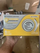 LITHONIA 383-305 WHITE RECESSED GIMBAL LIGHT KIT