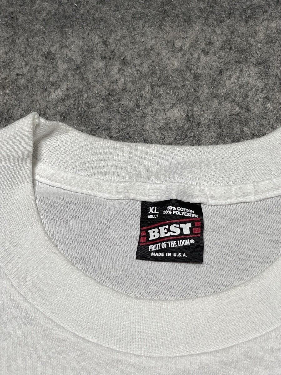 Vintage Finger Lakes Wine Festival 1994 White Single Stitch Shirt XL New York View 6