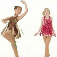 Child Small ROSE Jazz Dance Dress Costume GLITZ ME UP