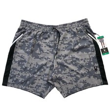Spyder Active Men Proweb Woven Shorts Camo Gray Size XL