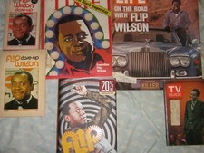 Collection of books and magazines on comedian FLIP WILSON  Time, Life, Tv Guide