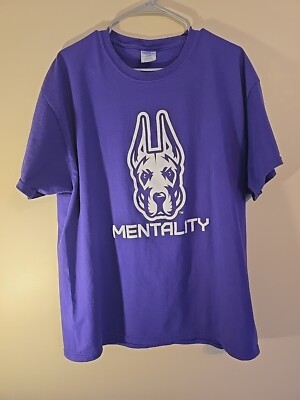 T-Shirt Size XL Mentality Purple Dog