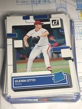 2022 Donruss Baseball Rated Rookie #51 Glenn Otto Texas M30