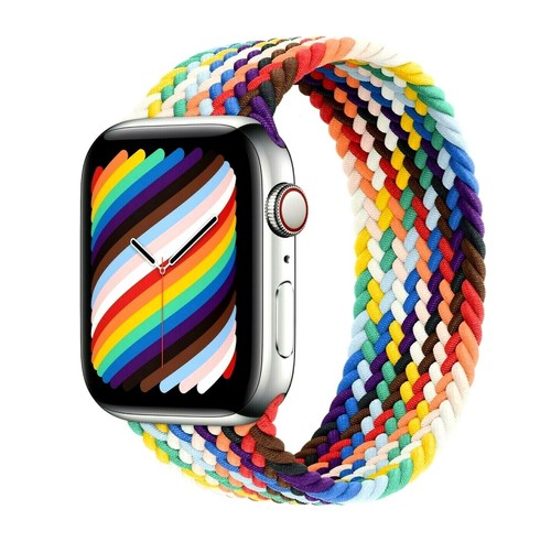 CINTURINO APPLE WATCH SE 44 / 40 MM BRACCIALETTO SOLO LOOP INTRECCIATO  COLORATO | eBay