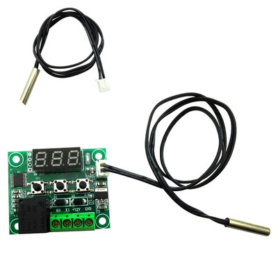  Programmierbarer 12-V-Thermostat, intelligenter digitaler Thermostat, Kühl- und