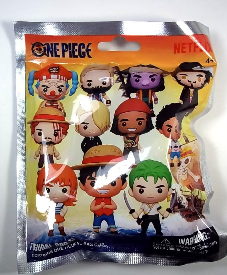Netflix One Piece Live Action Series 3D foam figural bag clip