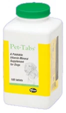 Pet-Tabs Formula Vitamin-Mineral, 180 Tablets