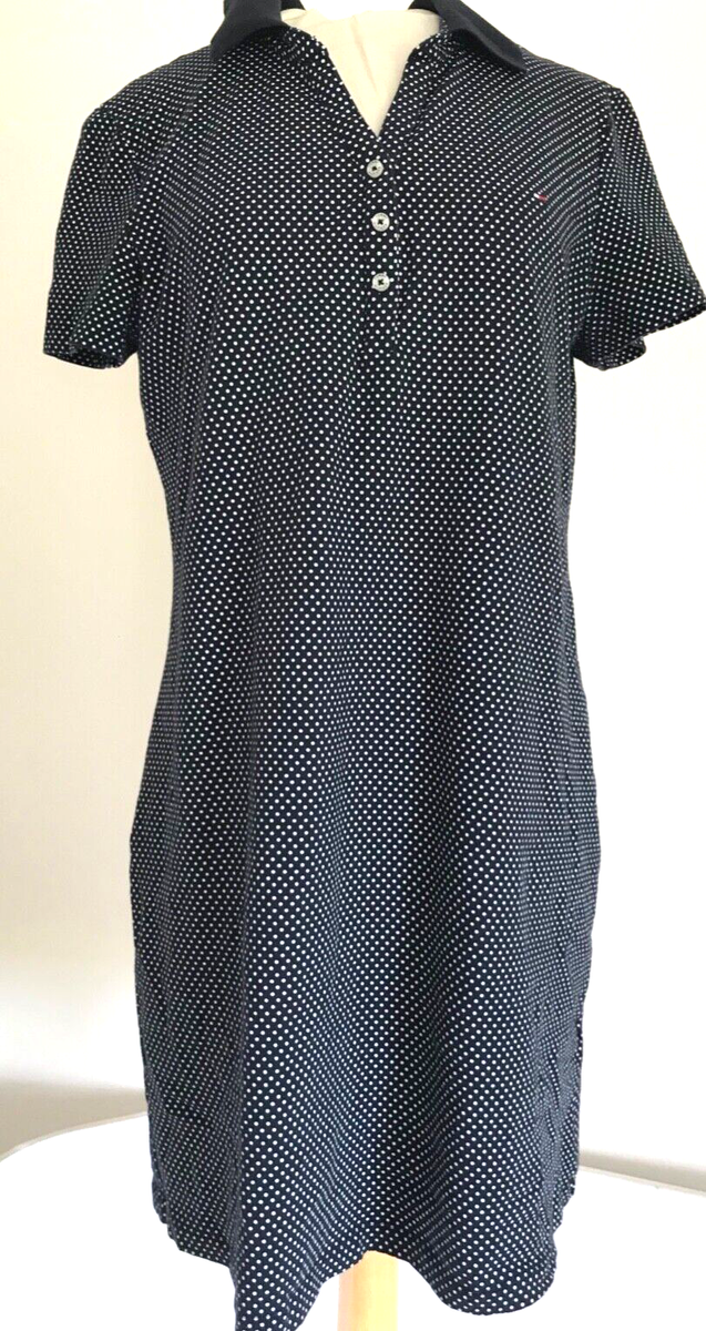 tommy hilfiger cotton polo dress Tommy Hilfiger Women's Solid Polo Dress Dark Sable