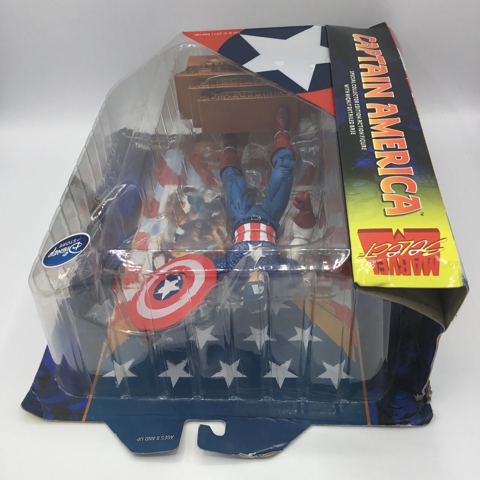 Marvel Select Classic Captain America 7in Action Figure Diamond Select Toys 2011