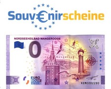 0 Euro Schein XEMC 2021-1 ANNIVERSARY NORDSEEHEILBAD WANGEROOGE