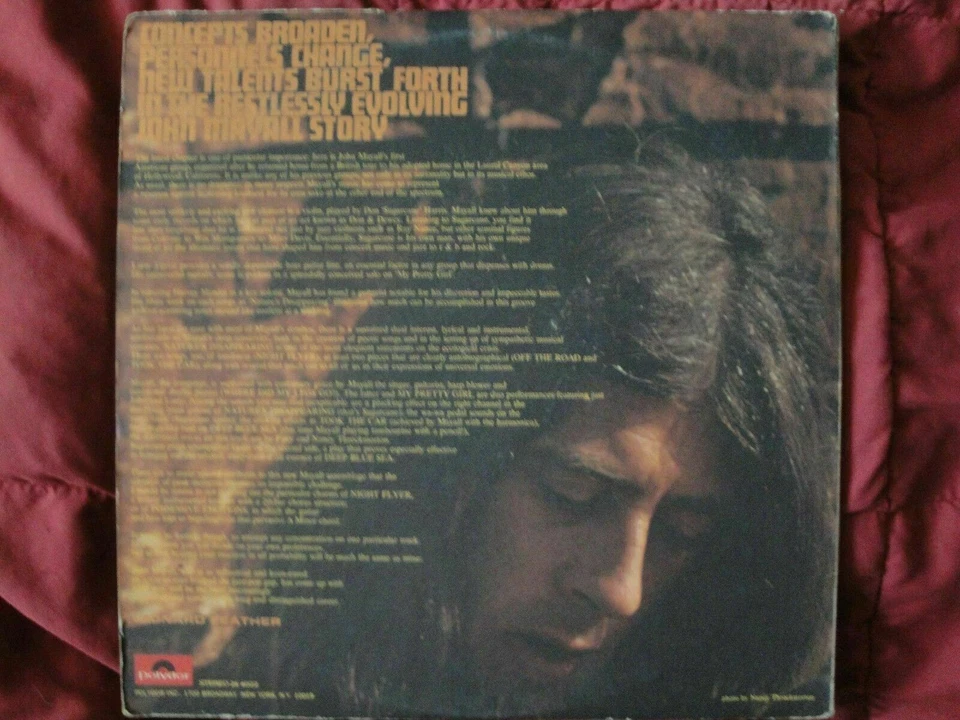 JOHN MAYALL USA UNION VINYL LP ORIGINAL 1970 POLYDOR RECORDS Vg+/Vg - Imagem 2 de 4