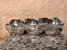 new plastic square trays 11"x 3.6 ,Hors D'oeuvre, snacks set of 3     b5