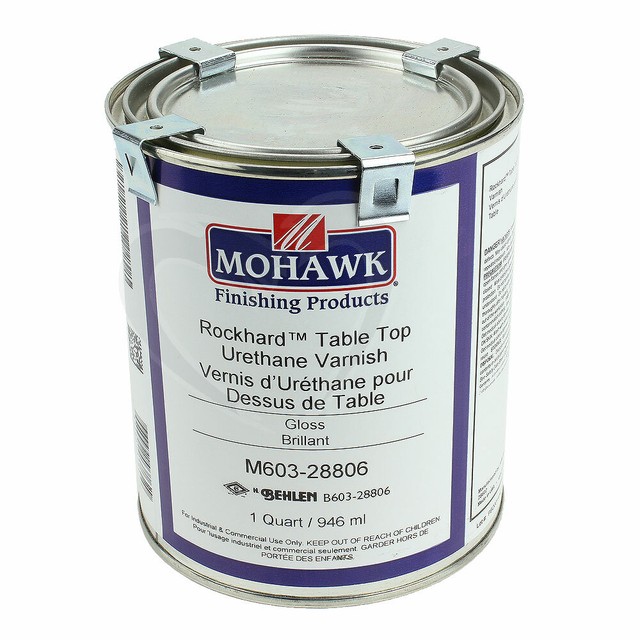 Mohawk M60328806 Gloss Rockhard Table Top Urethane Varnish, Quart eBay