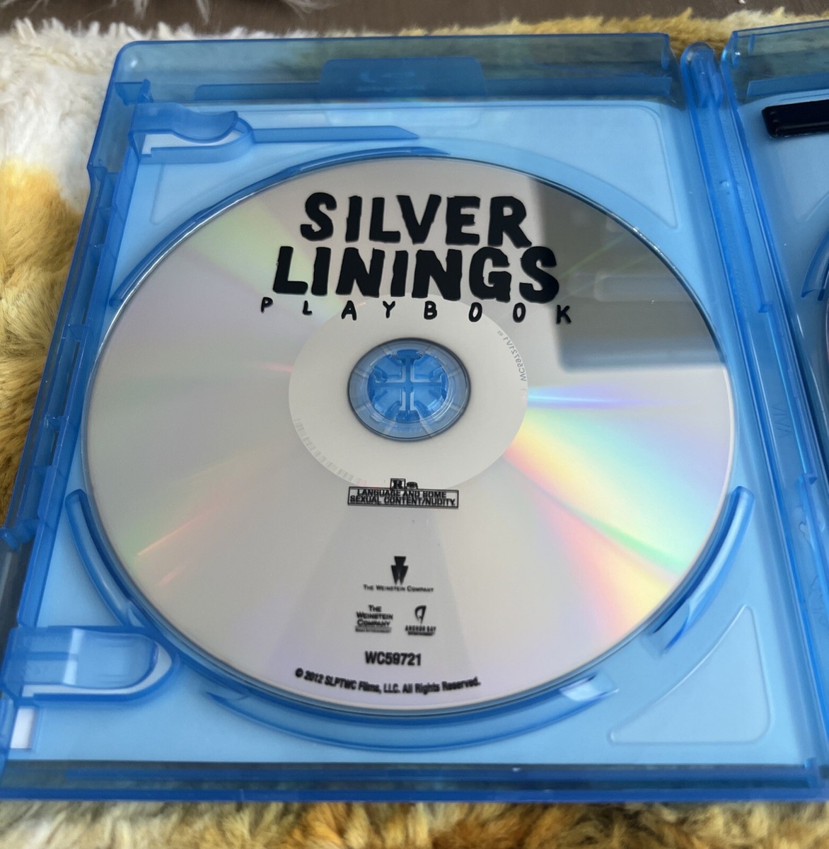 Silver Linings Playbook Blu Ray + DVD Bradley Cooper Jennifer