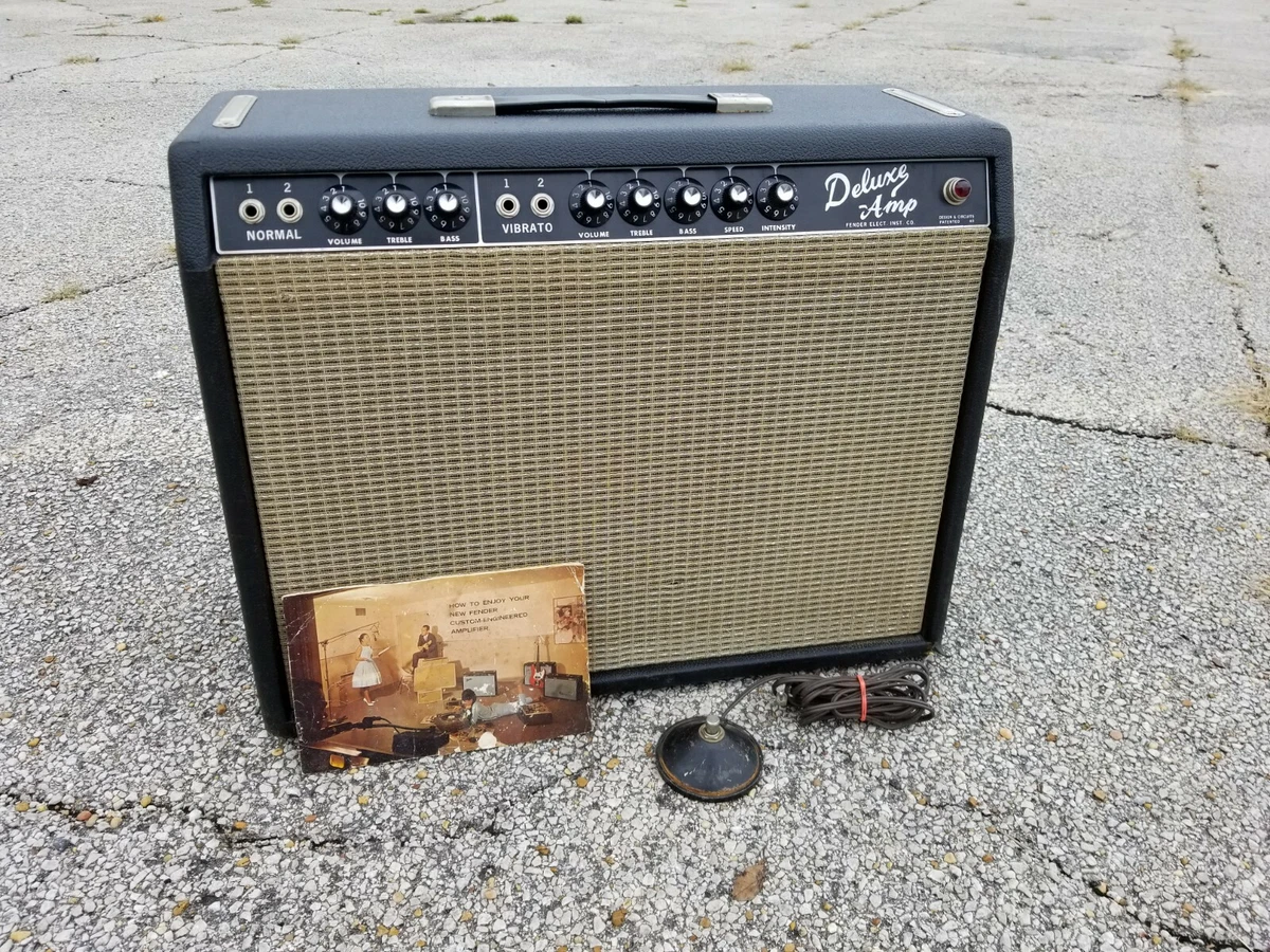 Fender deluxe reverb on sale ebay