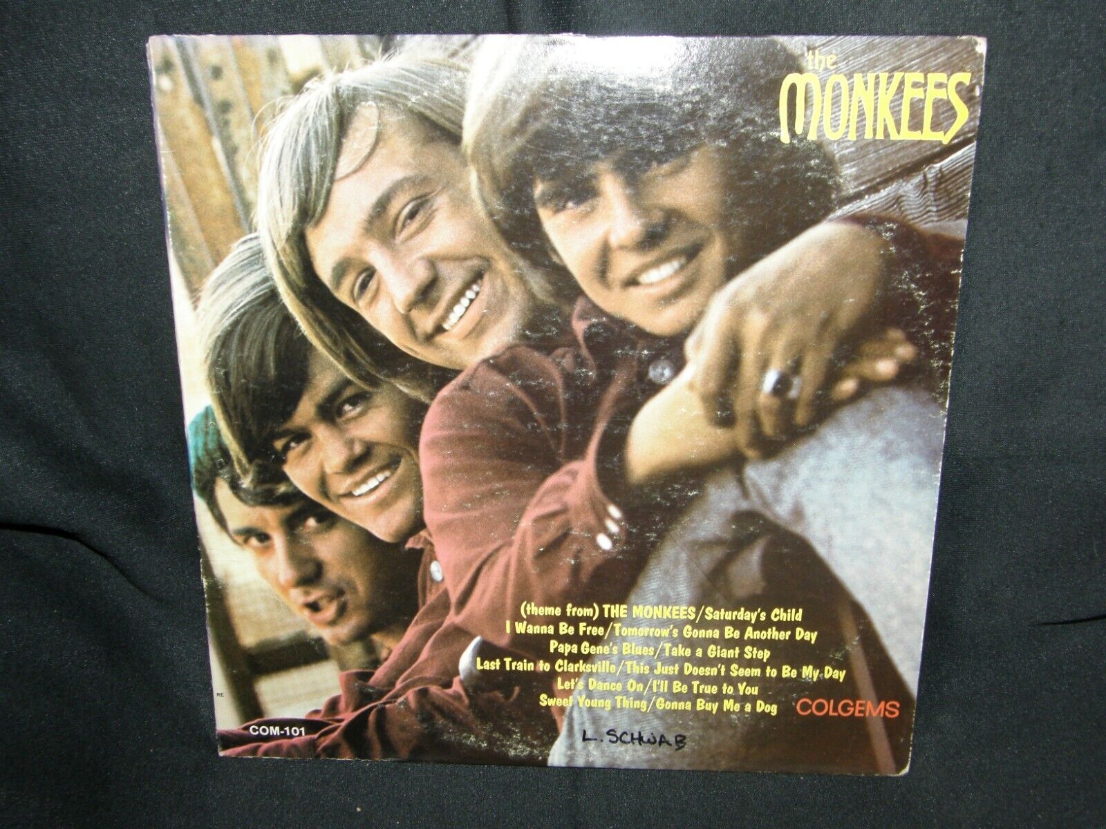 THE MONKEES 1966 COLGEMS RECORDS COM-101