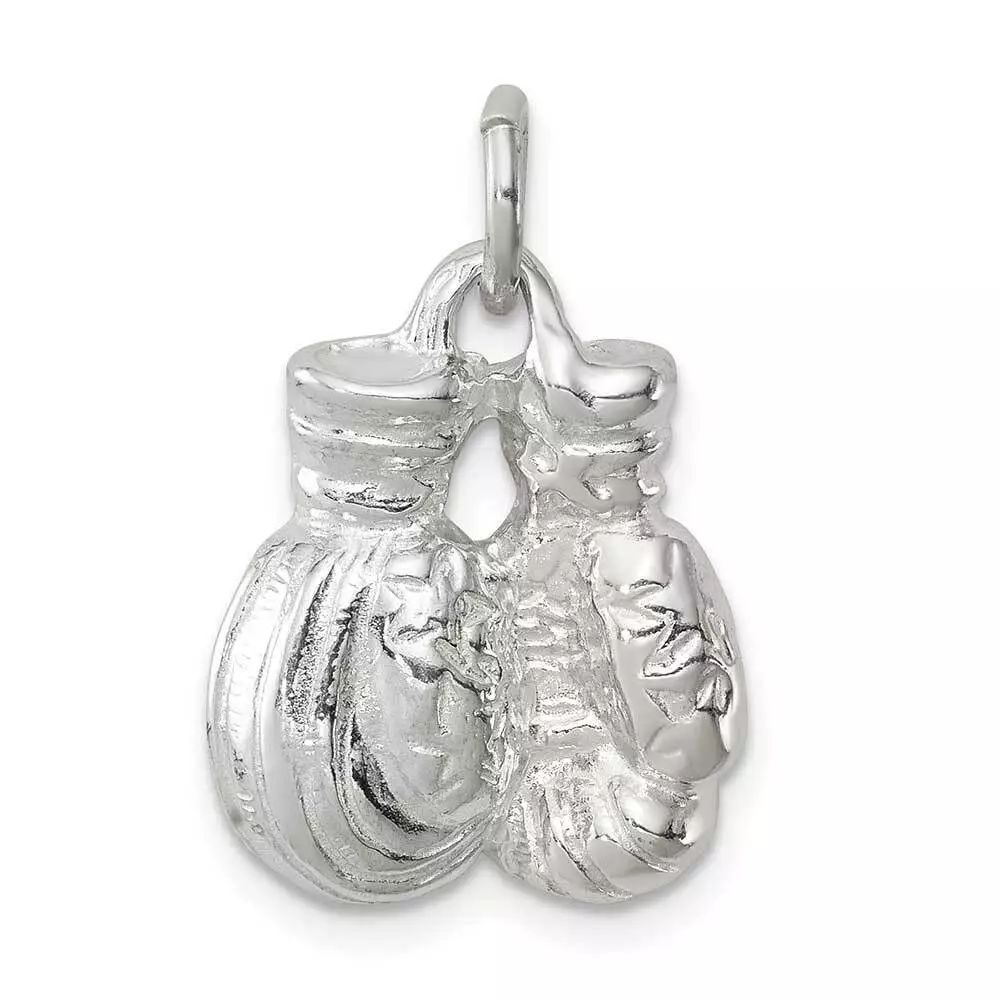 Silver boxing deals glove charm