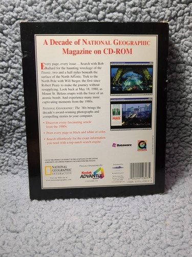 National Geographic: The 80's 3 CD-ROM Windows 98/95/3.1 & Macintosh - Picture 2 of 8