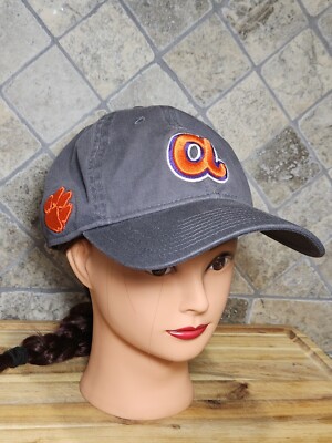 MLB Atlanta Braves New Era Clemson Tigers Dual Team Cap Gray