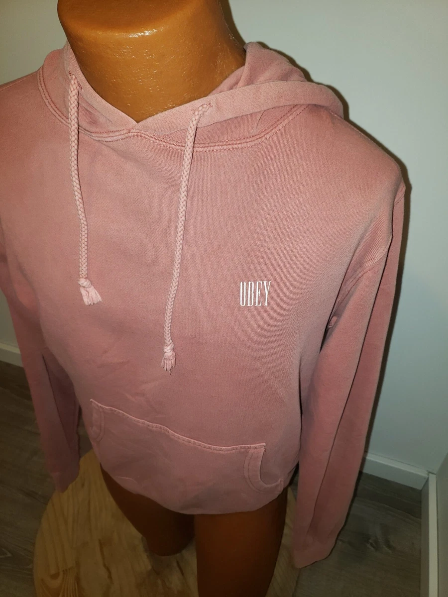Obey hotsell hoodie pink