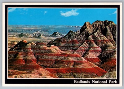 Postcard South Dakota Badlands National Park Scenic View