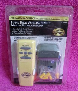 Hampton Bay Hand Held Wireless Remote 191 691 Ceiling Fan